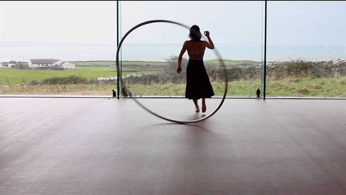 Making music with a Cyr Wheel